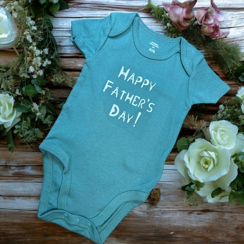 Handmade Father's Day Onesie 9M New
